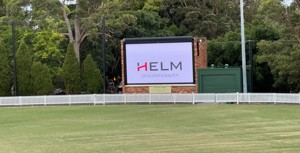 Allan Border Oval new scoreboard