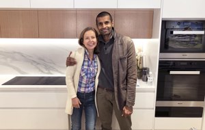 Laura Porter and Romin Patel