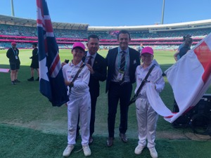 SCG Test 2026 Mosman Cricket Club Members with Australian Cricket Legends Ricky Pointing & Adam Gilchrist